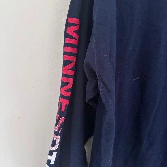 Fanatics Minnesota Twins Men's XL Long Sleeve Navy T-Shirt MLB Baseball Tee - Picture 5 of 5